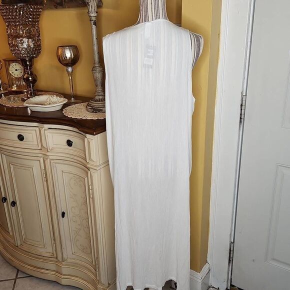 Mad Style boho chic white duster women's M/L - Picture 5 of 5